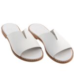 Σανδάλι V - Croco White - Image 4