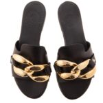 Σανδάλι Chain Double - Black